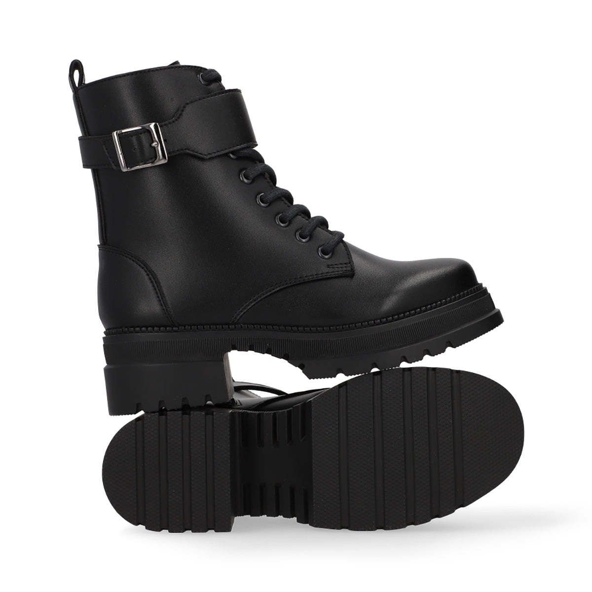 BOTÍN CASUAL DAMA 647801 NEGRO CAPA DE OZONO