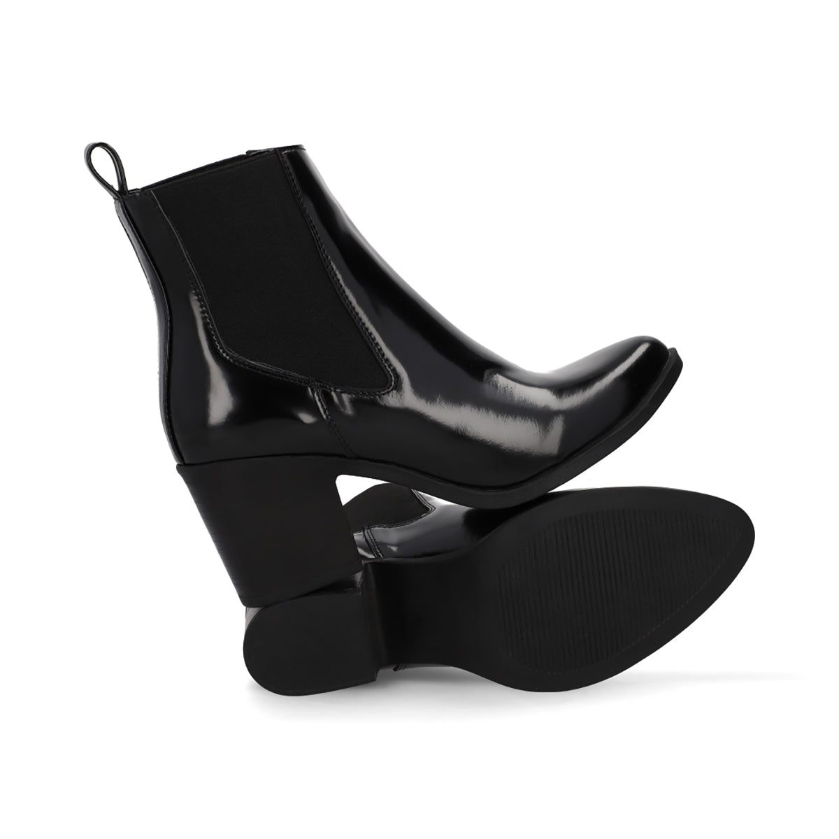 BOTÍN CASUAL DAMA 648101 NEGRO CAPA DE OZONO