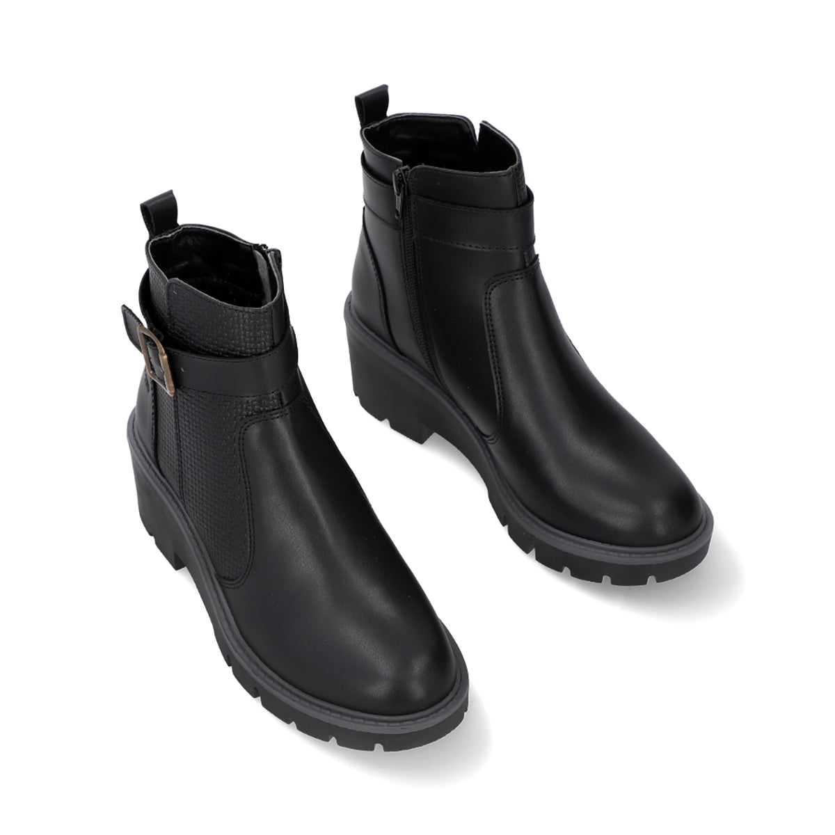 BOTÍN CASUAL DAMA 648201 NEGRO CAPA DE OZONO