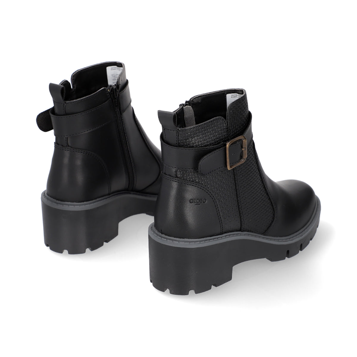 BOTÍN CASUAL DAMA 648201 NEGRO CAPA DE OZONO