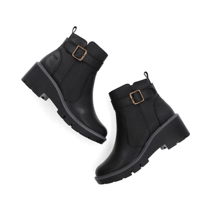 BOTÍN CASUAL DAMA 648201 NEGRO CAPA DE OZONO