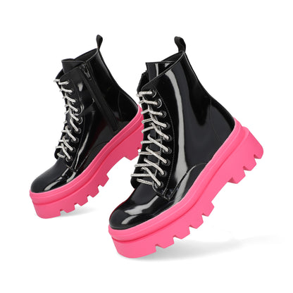 BOTA CASUAL DAMA 648501 NEGRO/ROSA CAPA DE OZONO