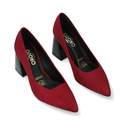 ZAPATILLA SEMIVESTIR DAMA 648901 VINO CAPA DE OZONO