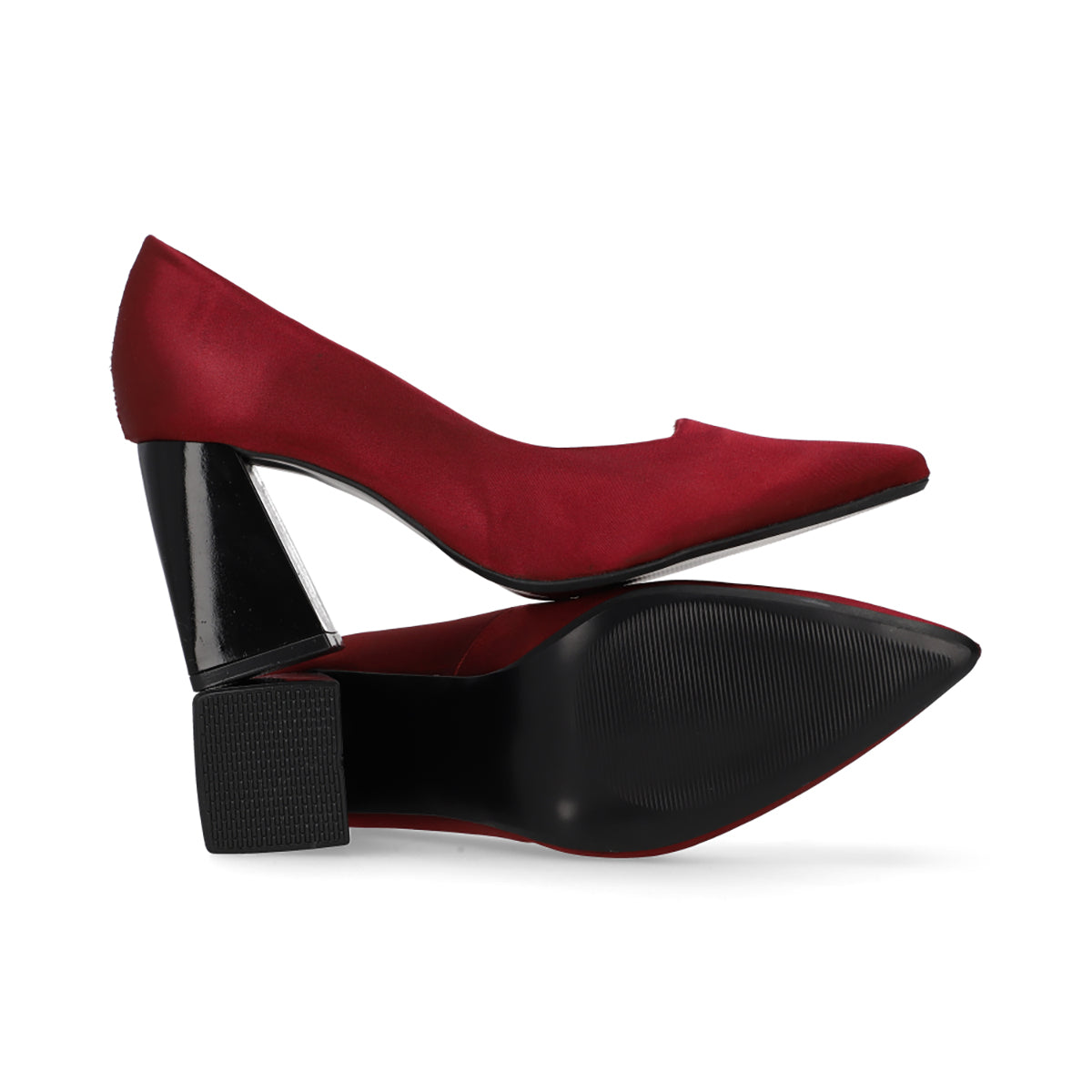 ZAPATILLA SEMIVESTIR DAMA 648901 VINO CAPA DE OZONO