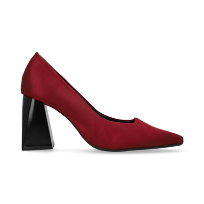 ZAPATILLA SEMIVESTIR DAMA 648901 VINO CAPA DE OZONO