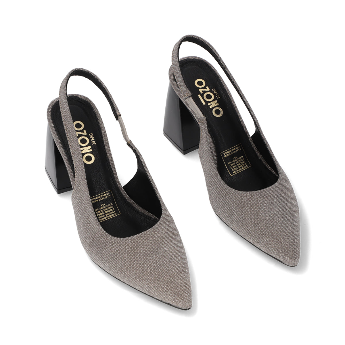 ZAPATILLA SEMIVESTIR DAMA 648902 PLATA CAPA DE OZONO