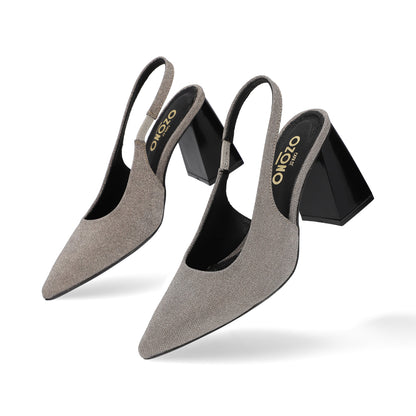 ZAPATILLA SEMIVESTIR DAMA 648902 PLATA CAPA DE OZONO