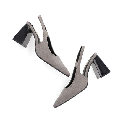 ZAPATILLA SEMIVESTIR DAMA 648902 PLATA CAPA DE OZONO