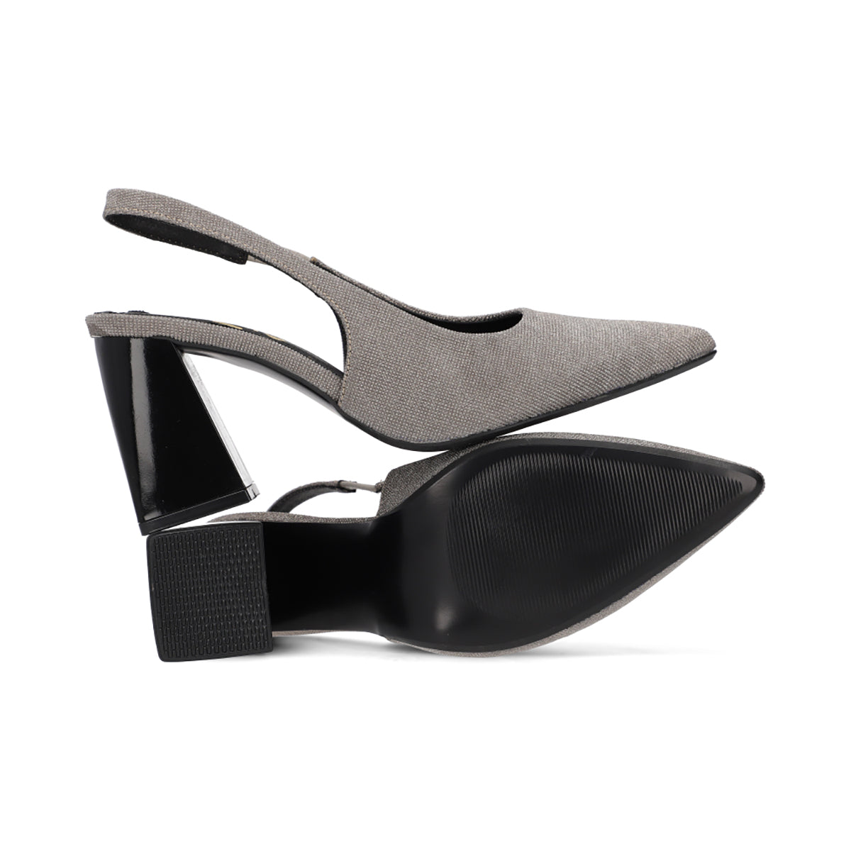 ZAPATILLA SEMIVESTIR DAMA 648902 PLATA CAPA DE OZONO