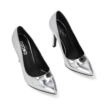 ZAPATILLA SEMIVESTIR DAMA 649101 PLATA CAPA DE OZONO