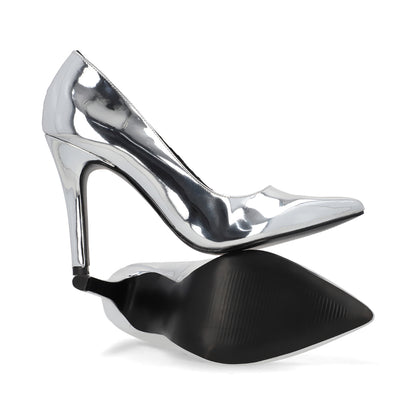 ZAPATILLA SEMIVESTIR DAMA 649101 PLATA CAPA DE OZONO