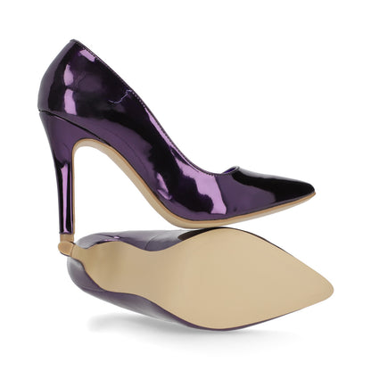 ZAPATILLA SEMIVESTIR DAMA 649101 PURPURA CAPA DE OZONO