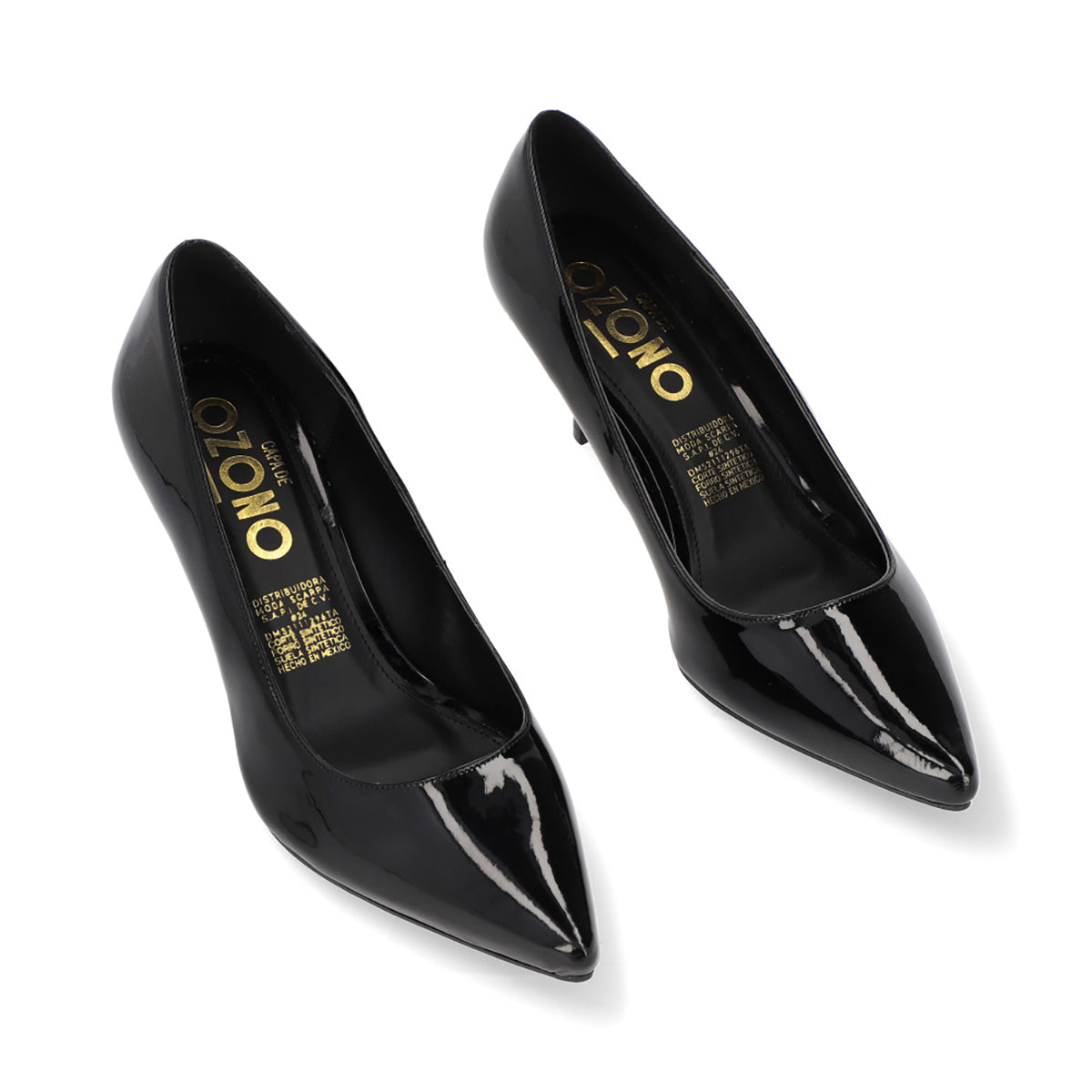 ZAPATILLA SEMIVESTIR DAMA 649301 NEGRO CAPA DE OZONO