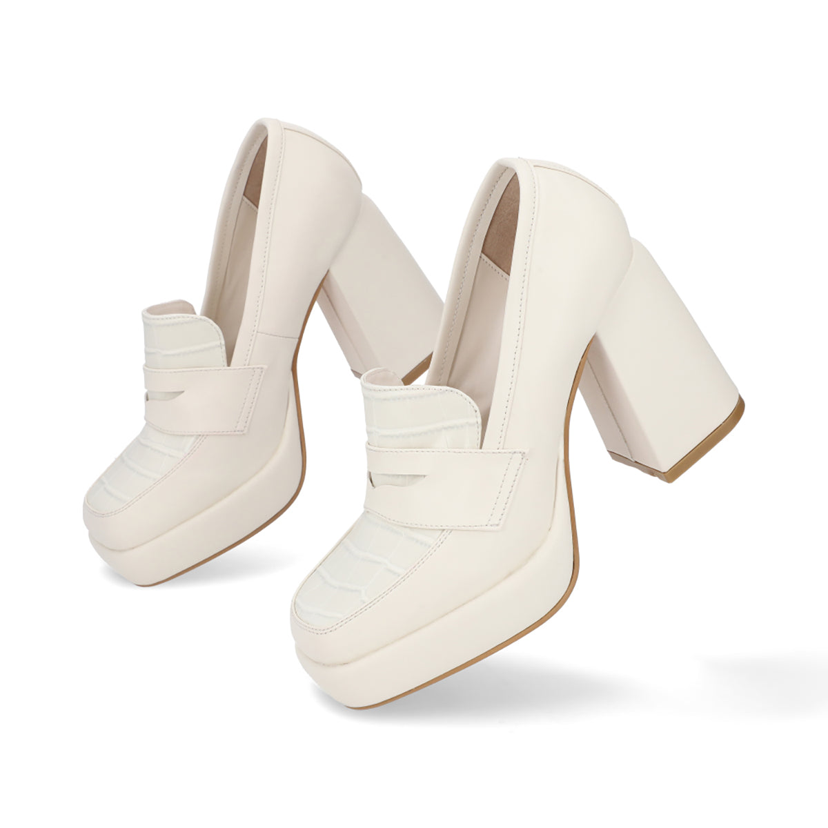 ZAPATILLA SEMIVESTIR DAMA 649401 LATTE CAPA DE OZONO