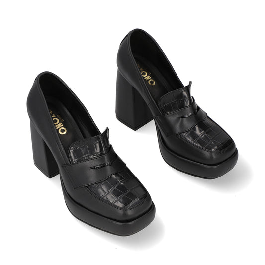 ZAPATILLA SEMIVESTIR DAMA 649401 NEGRO CAPA DE OZONO