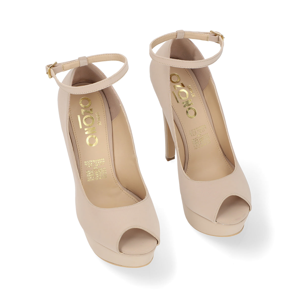 ZAPATILLA SEMIVESTIR DAMA 649501 BEIGE CAPA DE OZONO