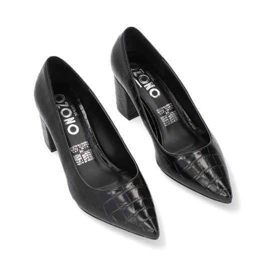 ZAPATILLA SEMIVESTIR DAMA 649601 NEGRO CAPA DE OZONO