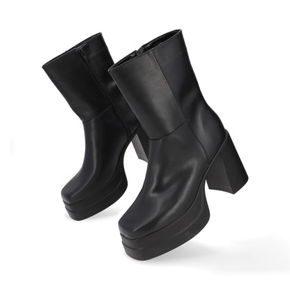 BOTA SEMIVESTIR DAMA 650002 NEGRO CAPA DE OZONO