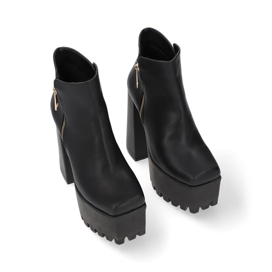 BOTÍN CASUAL DAMA 650202 NEGRO CAPA DE OZONO