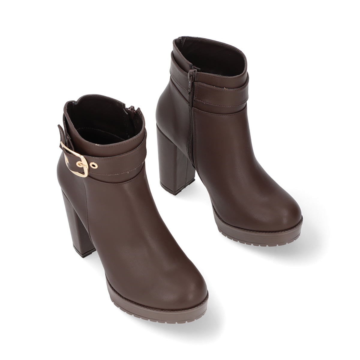 BOTÍN CASUAL DAMA 650301 CHOCOLATE CAPA DE OZONO