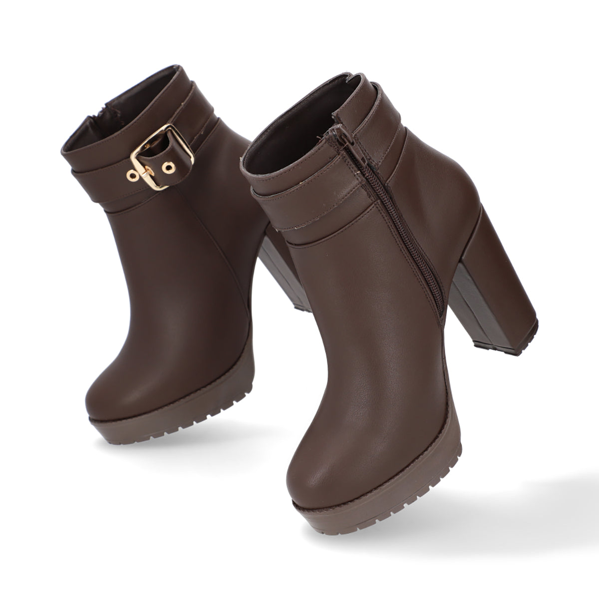 BOTÍN CASUAL DAMA 650301 CHOCOLATE CAPA DE OZONO