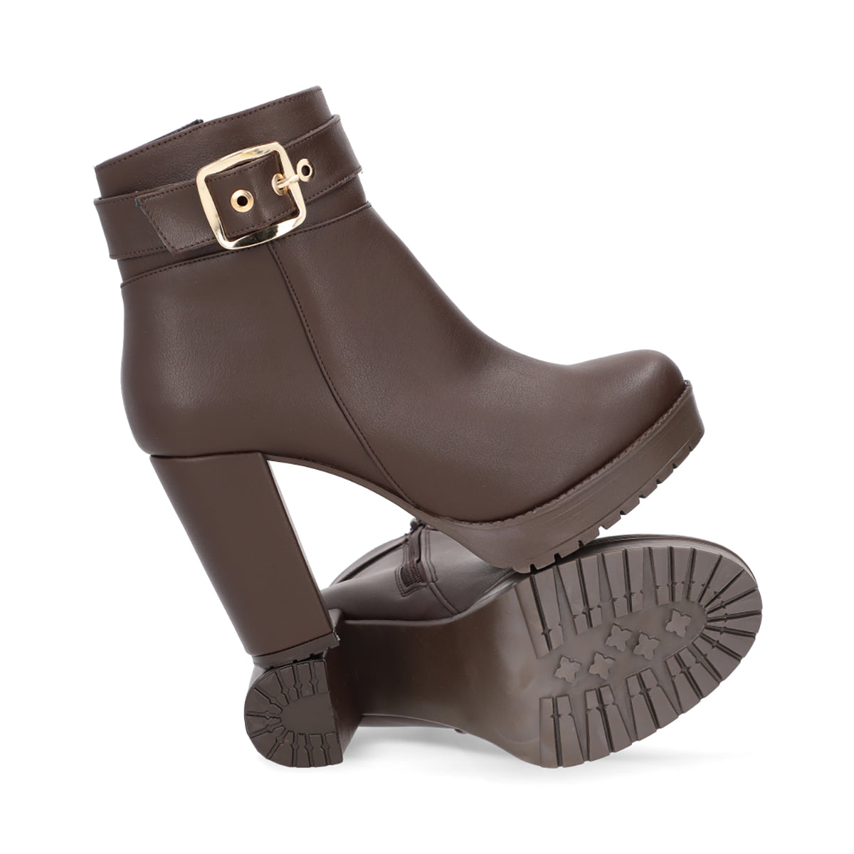 BOTÍN CASUAL DAMA 650301 CHOCOLATE CAPA DE OZONO