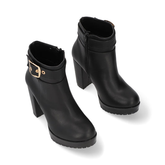 BOTÍN CASUAL DAMA 650301 NEGRO CAPA DE OZONO