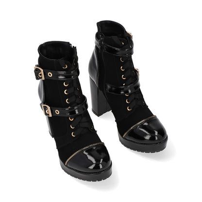 BOTÍN CASUAL DAMA 650601 NEGRO CAPA DE OZONO