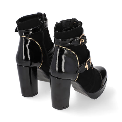 BOTÍN CASUAL DAMA 650601 NEGRO CAPA DE OZONO