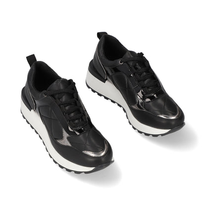 SNEAKER SPORT DAMA 651001 NEGRO CAPA DE OZONO