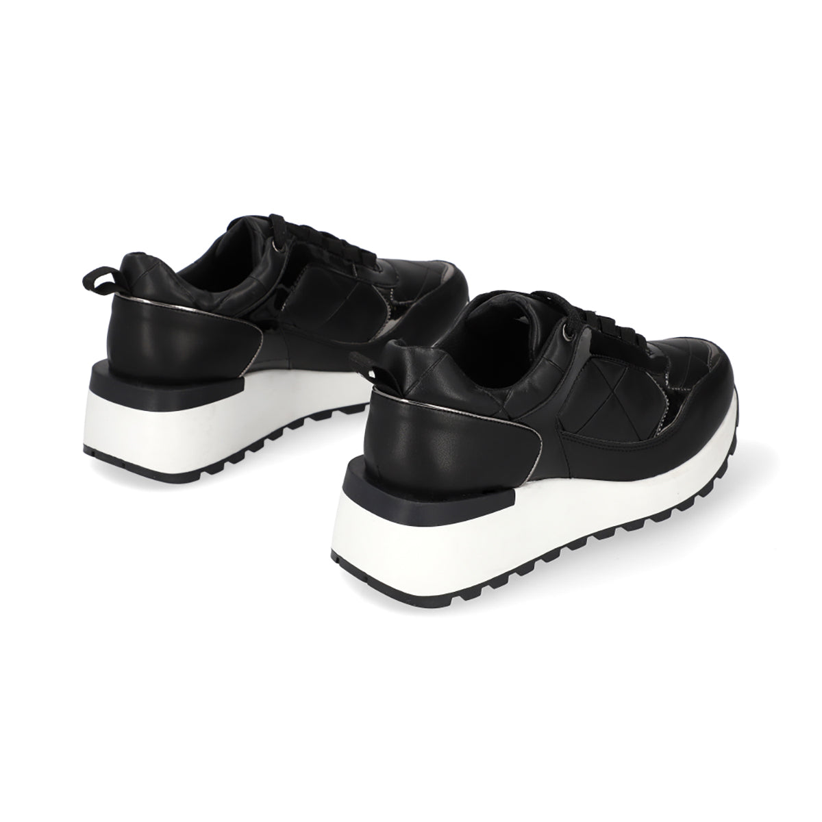 SNEAKER SPORT DAMA 651001 NEGRO CAPA DE OZONO