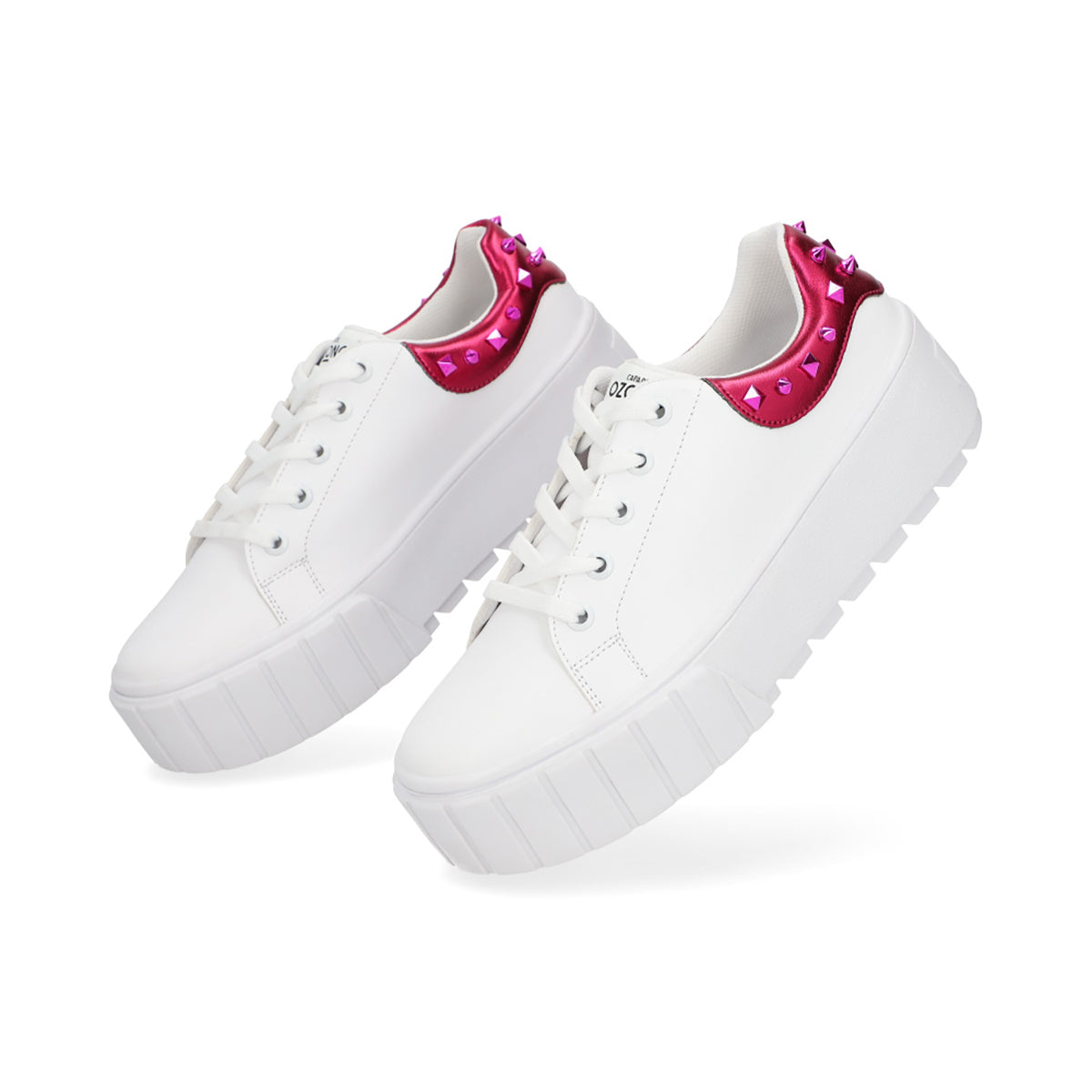 SNEAKER SPORT DAMA 651101 BLANCO/ROSA CAPA DE OZONO
