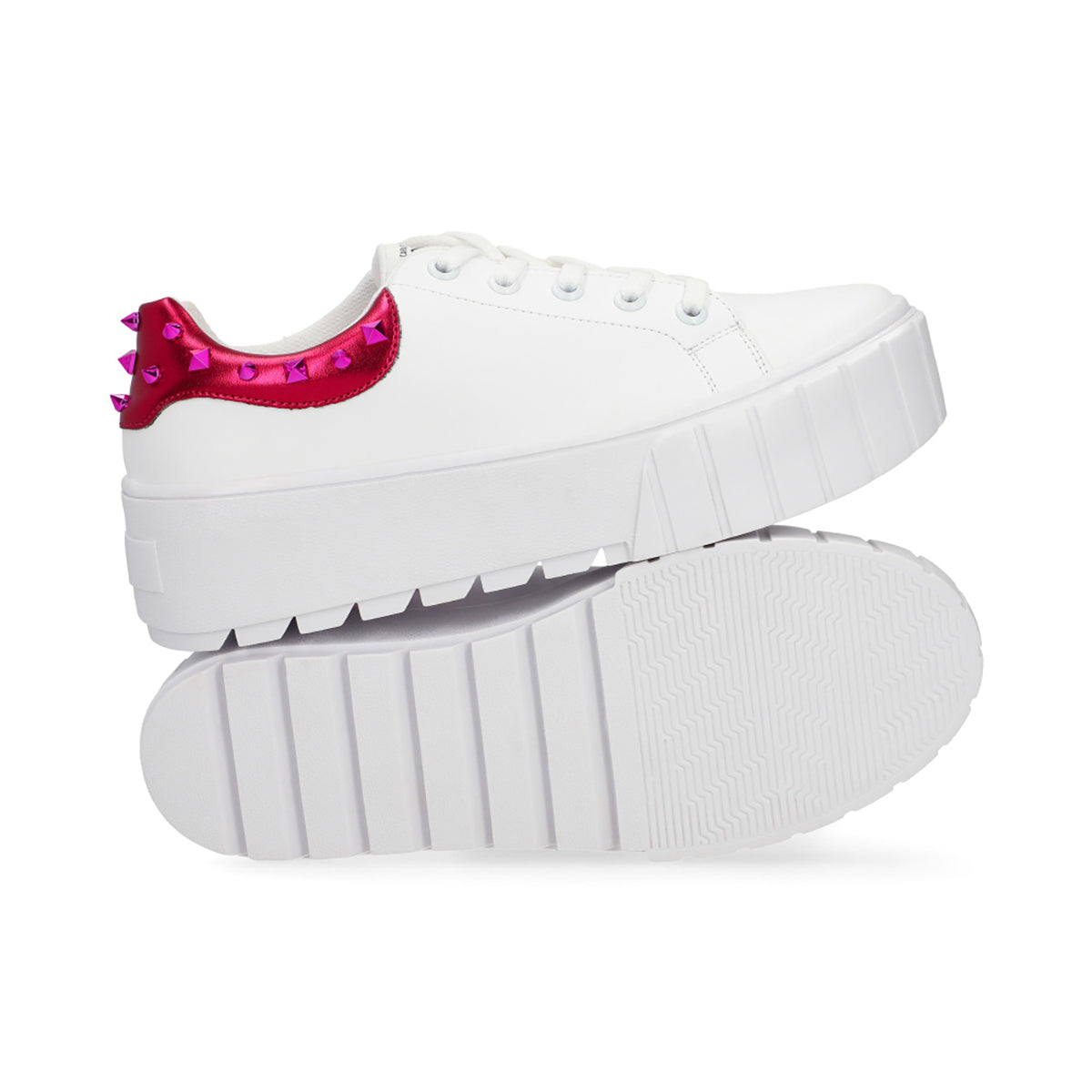 SNEAKER SPORT DAMA 651101 BLANCO/ROSA CAPA DE OZONO
