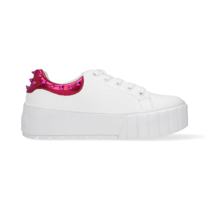 SNEAKER SPORT DAMA 651101 BLANCO/ROSA CAPA DE OZONO