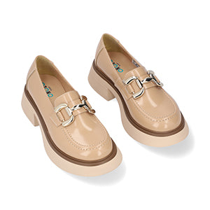 MOCASIN CASUAL DAMA 651302 BEIGE CAPA DE OZONO