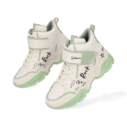 SNEAKER SPORT DAMA 651402 LATTE/VERDE CAPA DE OZONO