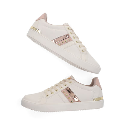 SNEAKER SPORT DAMA 651501 LATTE CAPA DE OZONO