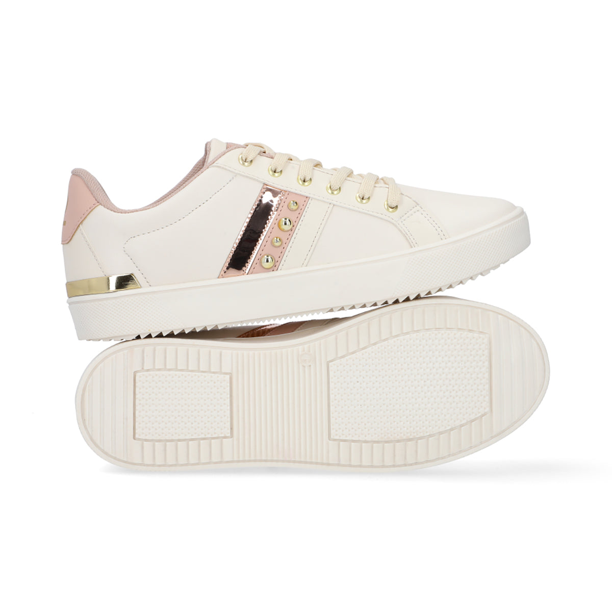 SNEAKER SPORT DAMA 651501 LATTE CAPA DE OZONO
