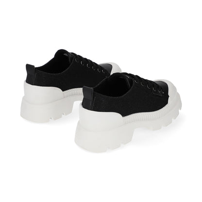 SNEAKER CASUAL DAMA 651701 NEGRO CAPA DE OZONO