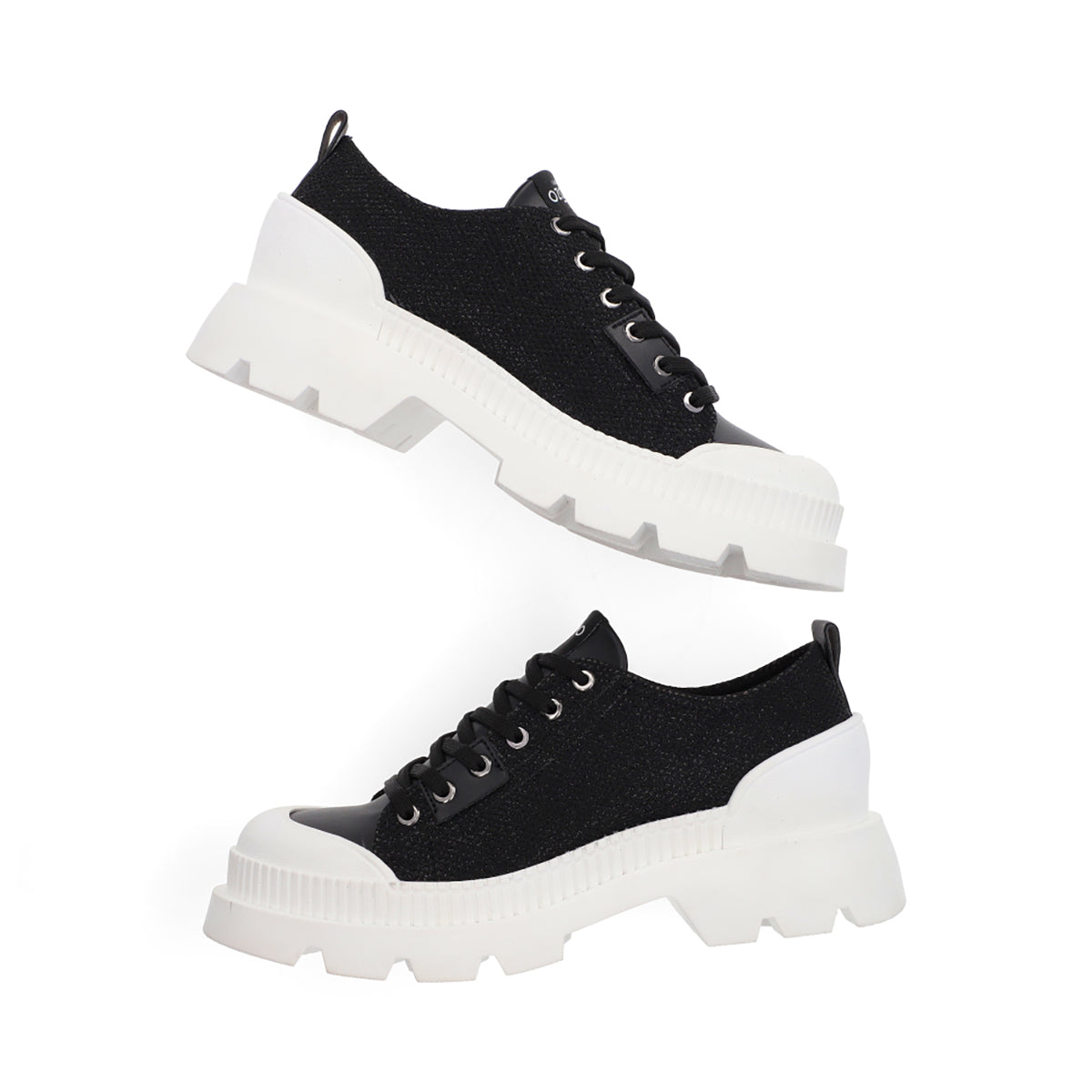 SNEAKER CASUAL DAMA 651701 NEGRO CAPA DE OZONO