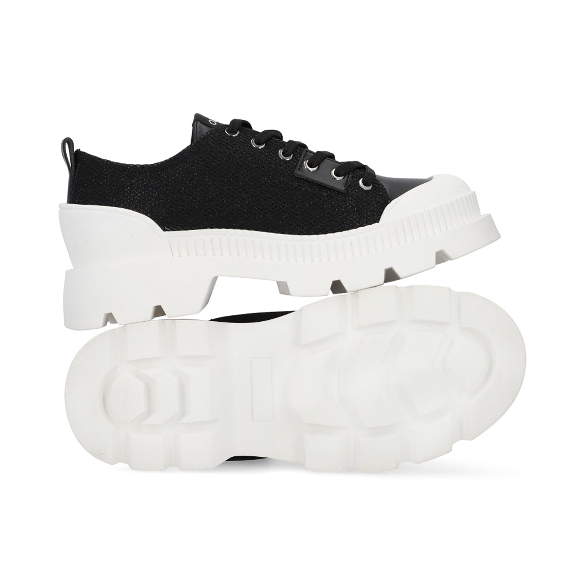 SNEAKER CASUAL DAMA 651701 NEGRO CAPA DE OZONO