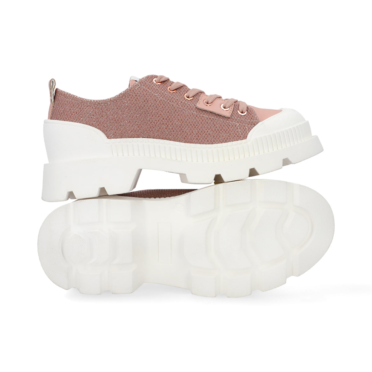 SNEAKER CASUAL DAMA 651701 ROSA CAPA DE OZONO