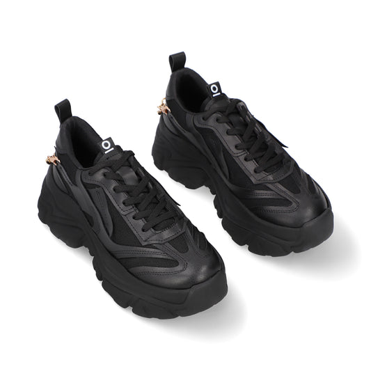 SNEAKER SPORT DAMA 651801 NEGRO CAPA DE OZONO