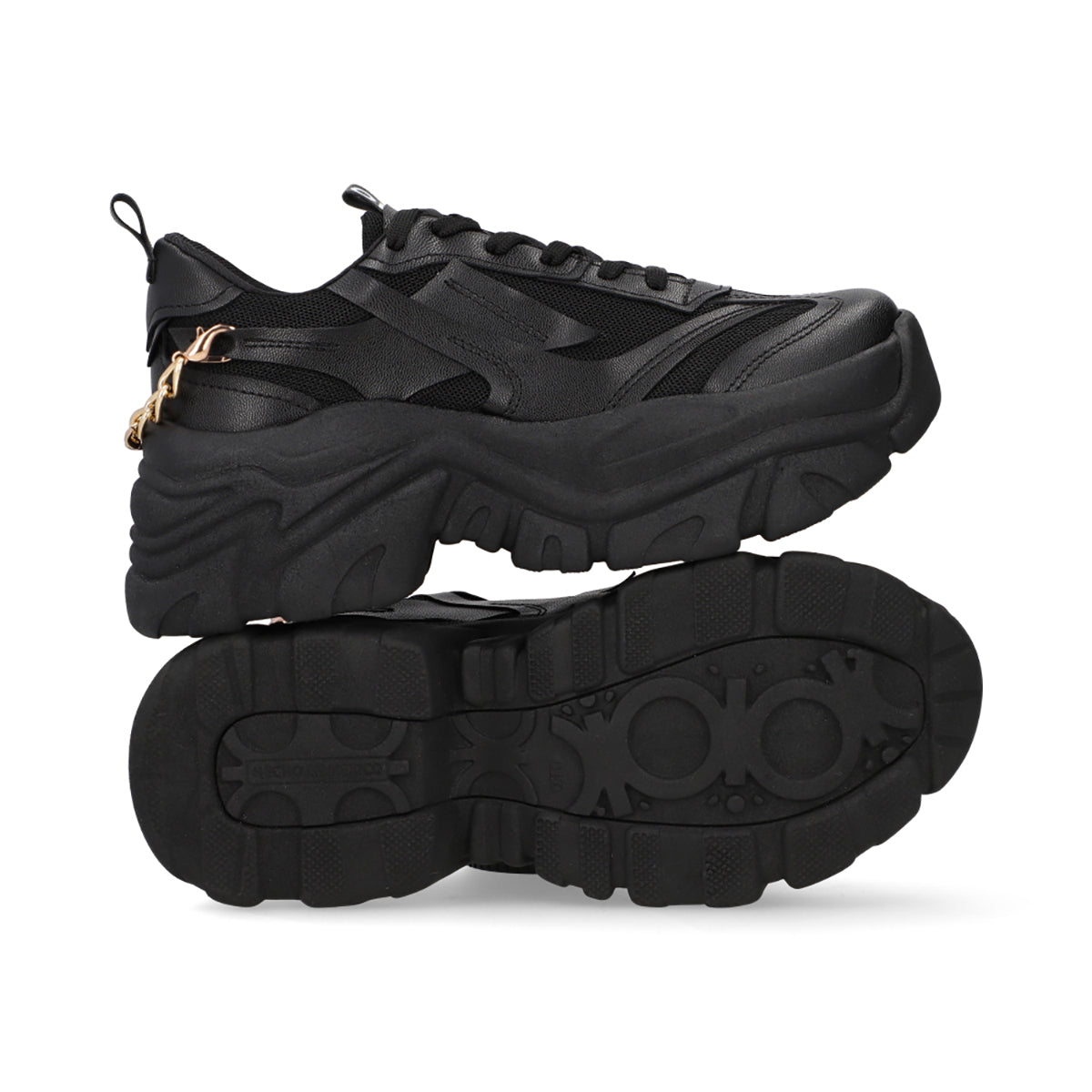 SNEAKER SPORT DAMA 651801 NEGRO CAPA DE OZONO