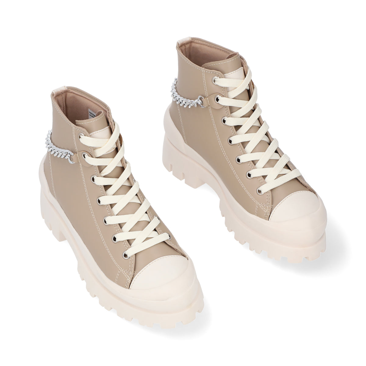SNEAKER CASUAL DAMA 651901 BEIGE CAPA DE OZONO