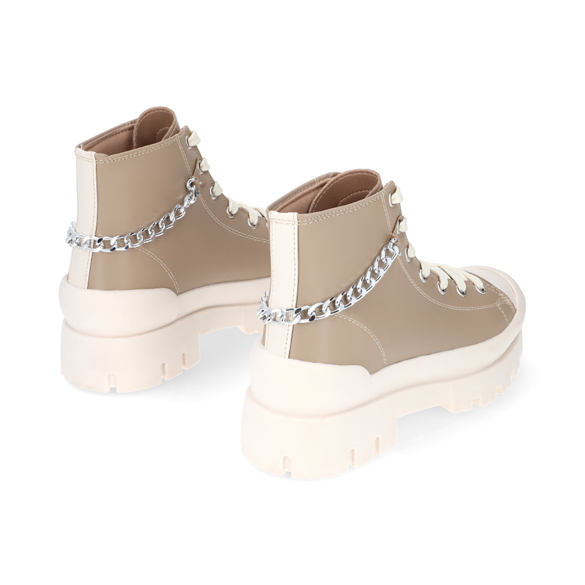SNEAKER CASUAL DAMA 651901 BEIGE CAPA DE OZONO