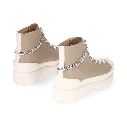 SNEAKER CASUAL DAMA 651901 BEIGE CAPA DE OZONO