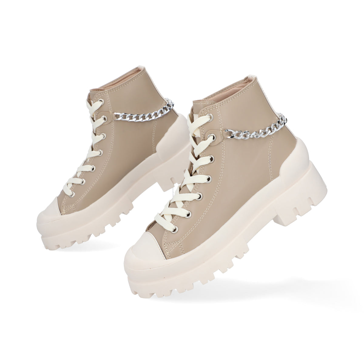 SNEAKER CASUAL DAMA 651901 BEIGE CAPA DE OZONO