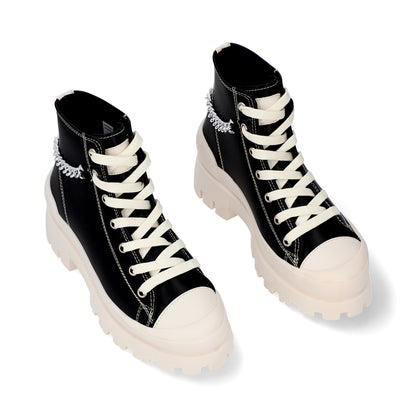 SNEAKER CASUAL DAMA 651901 NEGRO CAPA DE OZONO