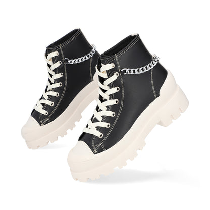 SNEAKER CASUAL DAMA 651901 NEGRO CAPA DE OZONO